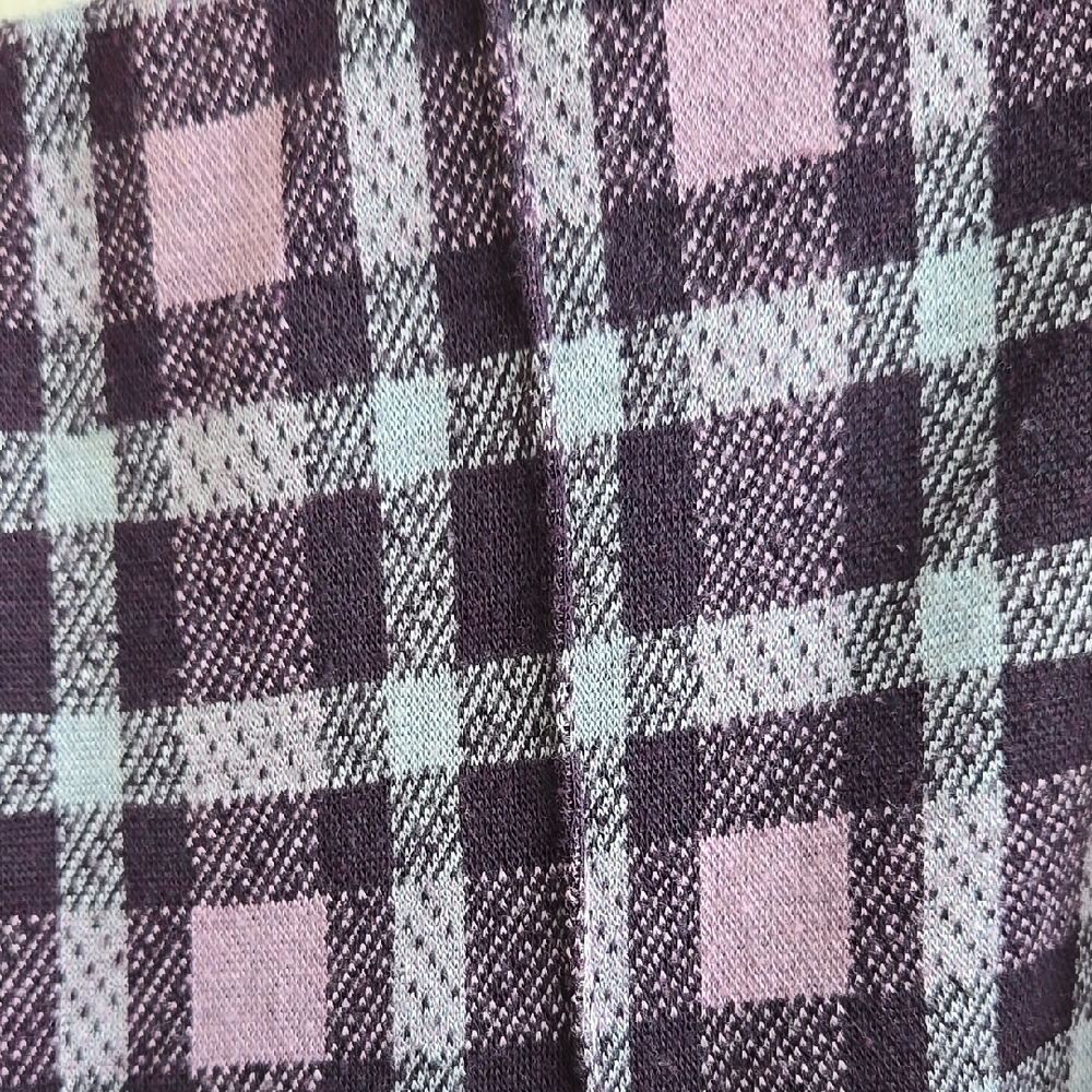 Maeve Anthropologie Pastel Plaid Crop Flare Pants Size S - Picture 7 of 14